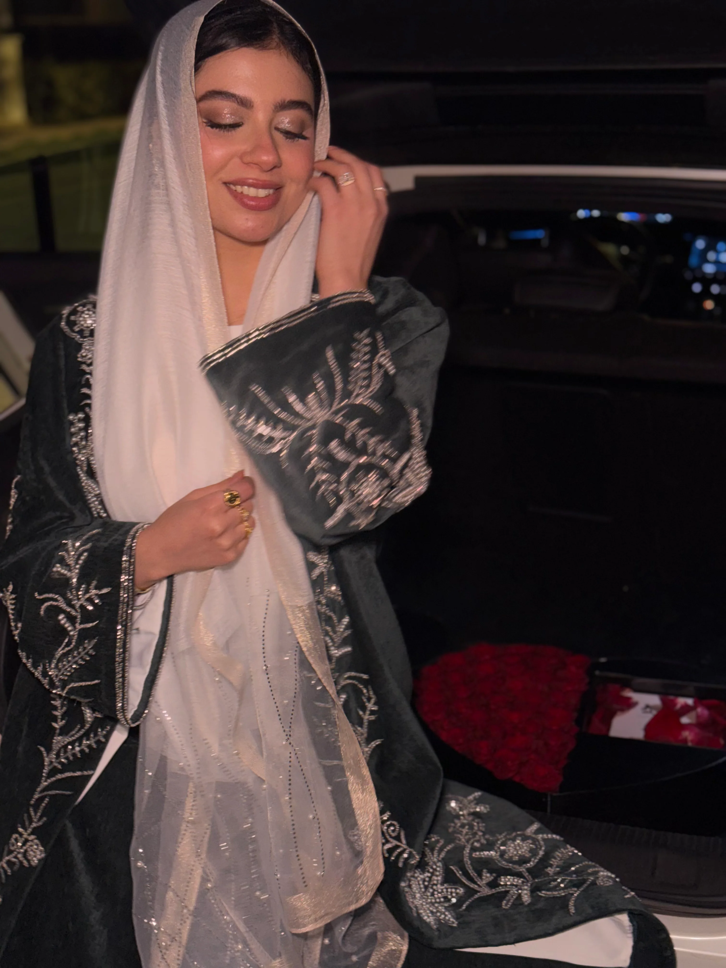 Emerald Green Abaya