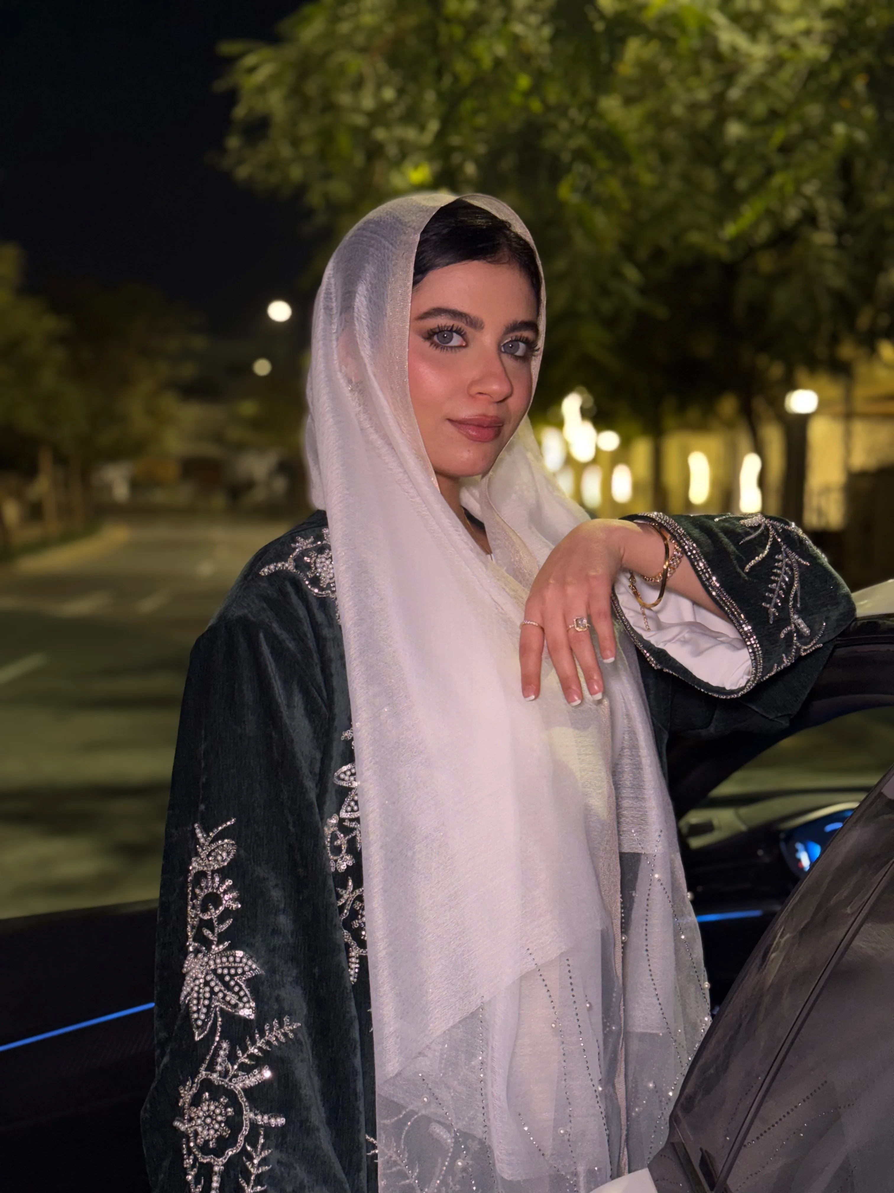 Emerald Green Abaya - Image 6