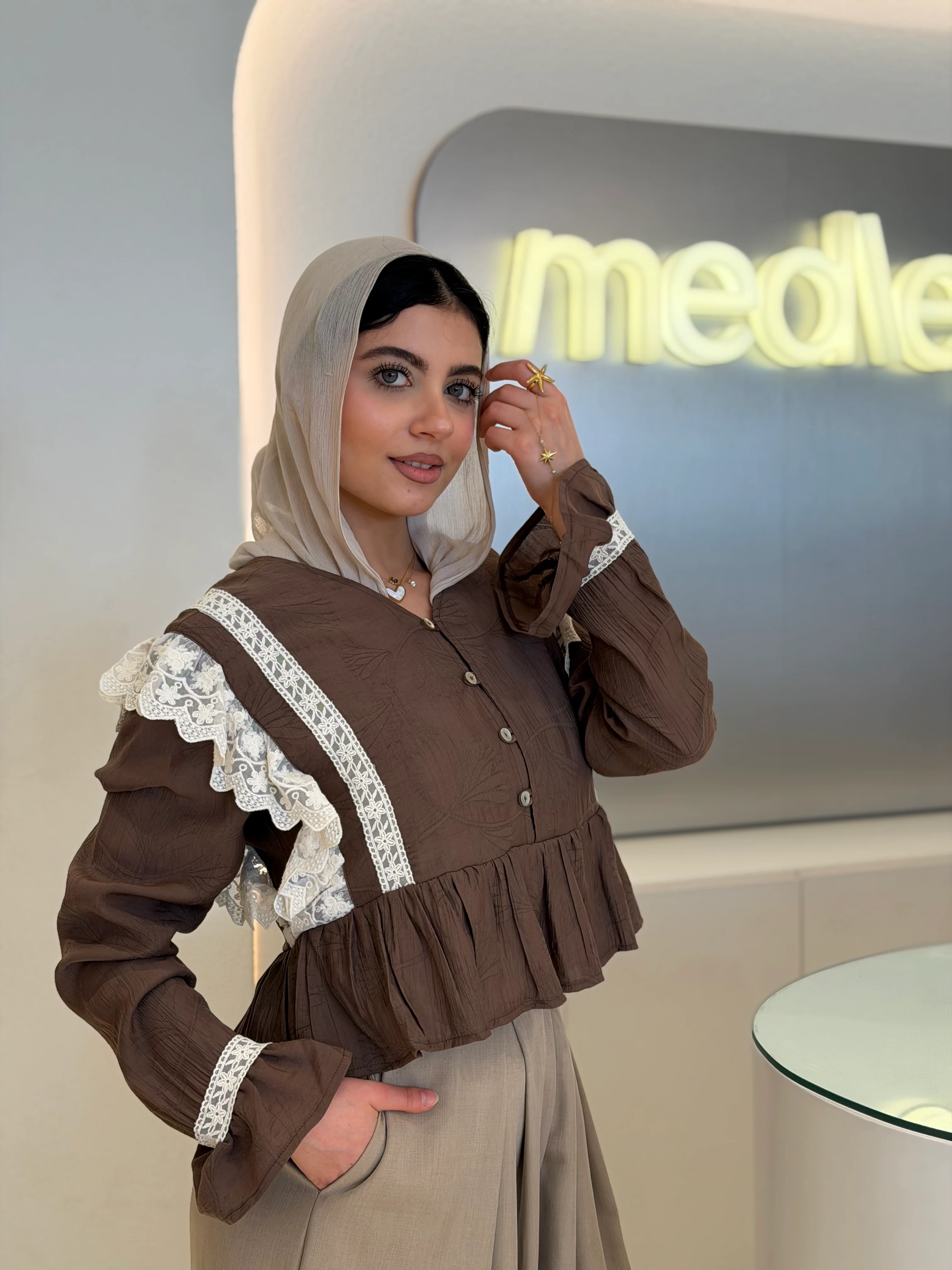 Fancy Dantel End Blouse - Image 12