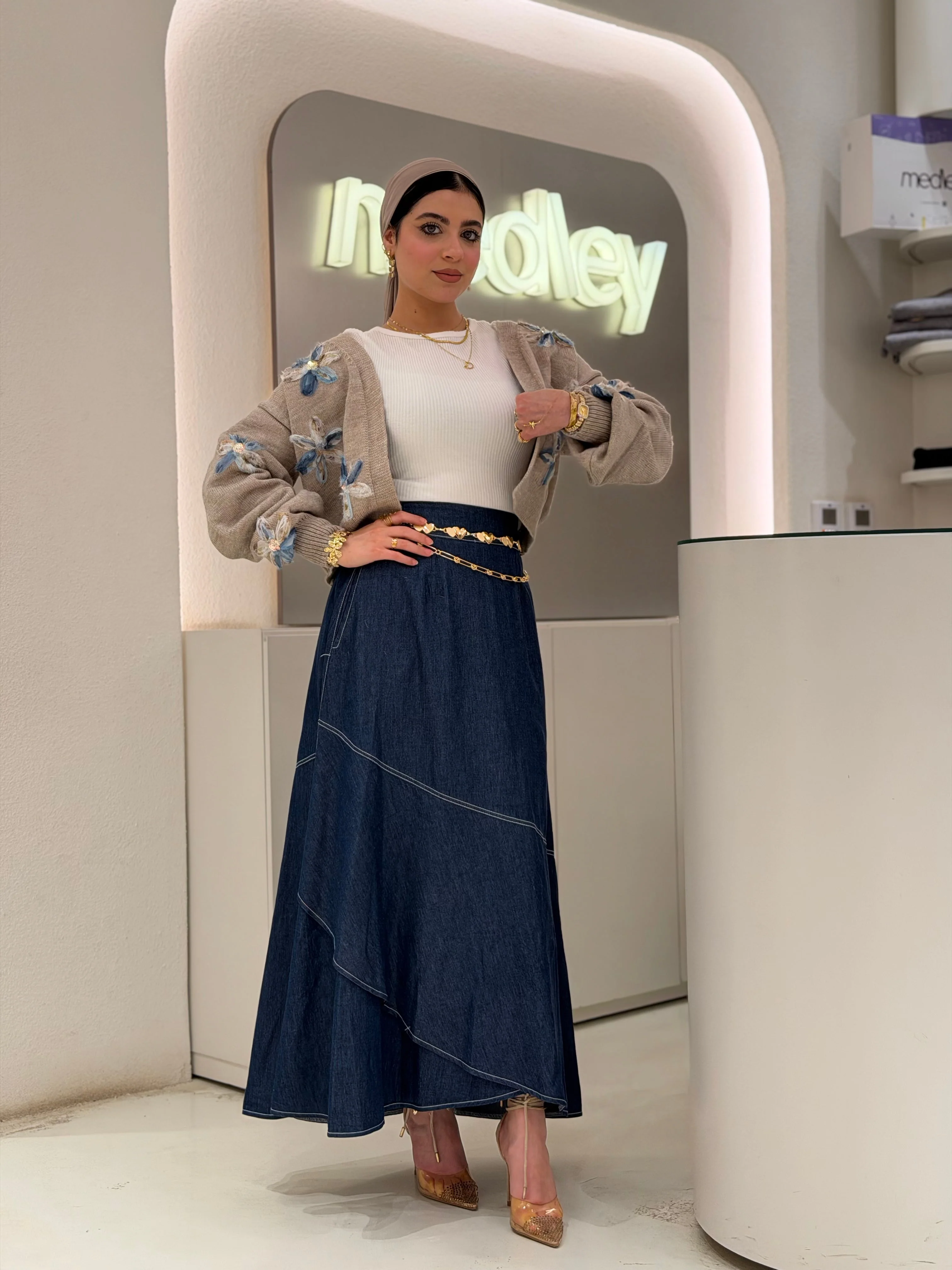 Raw Denim Skirt - Image 6