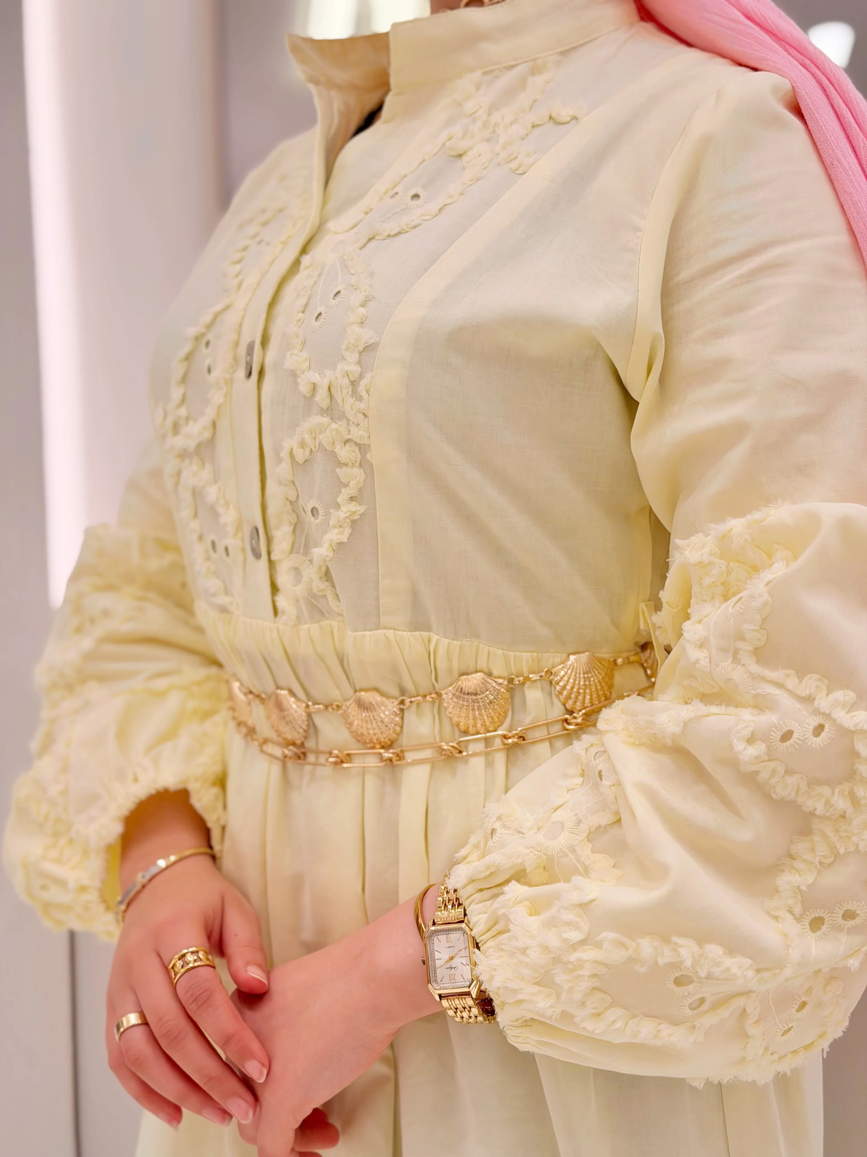 Rokama Yellow Dress - Image 3