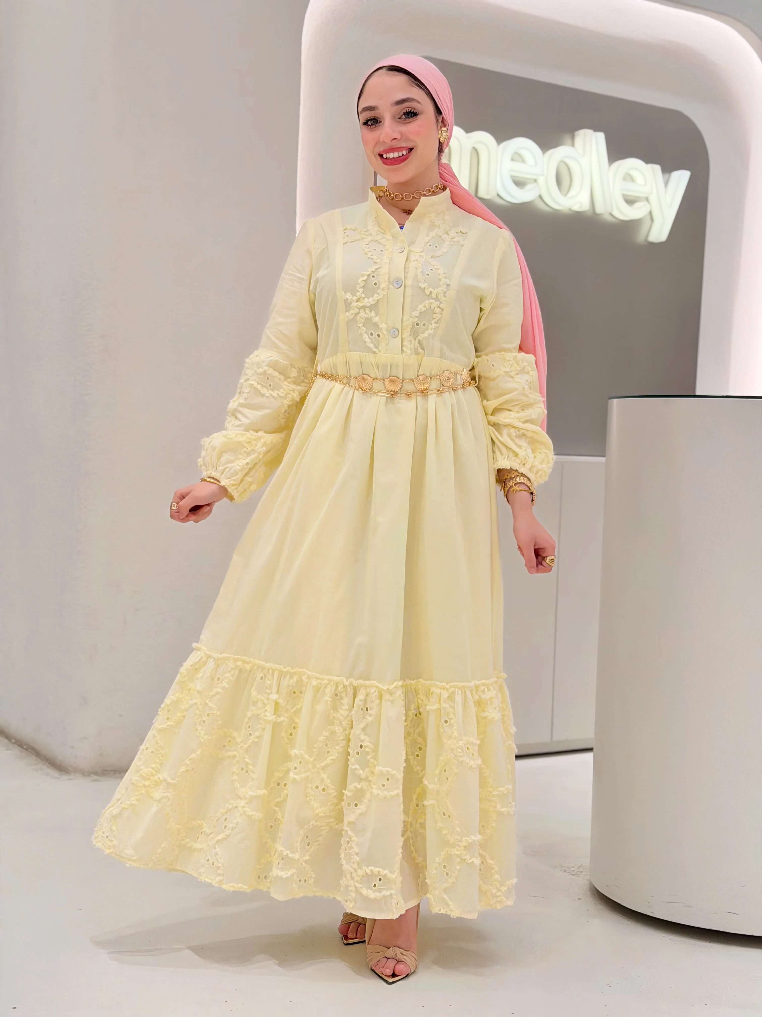 Rokama Yellow Dress - Image 4