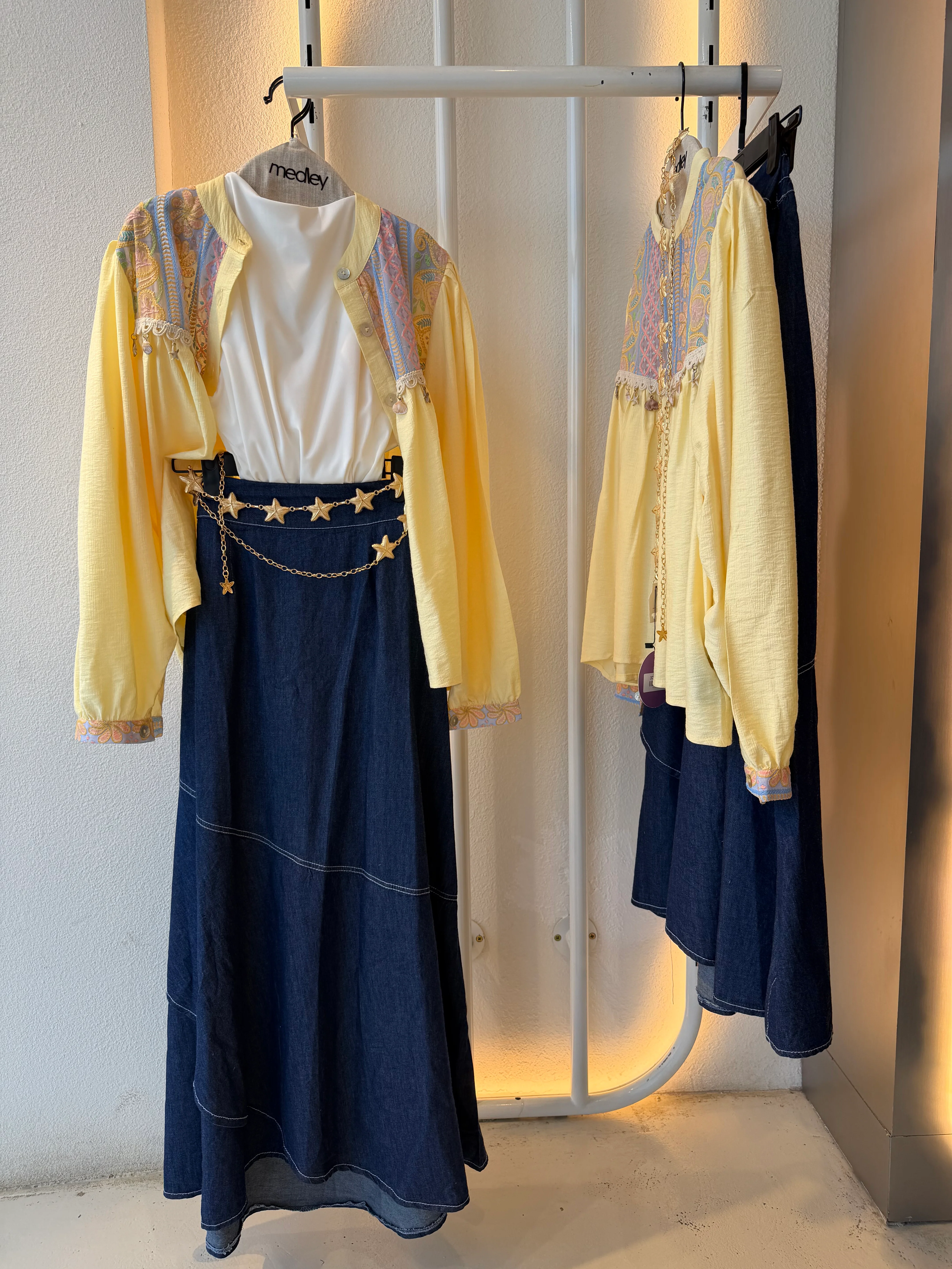 Soft summer yellow blouse - Image 3