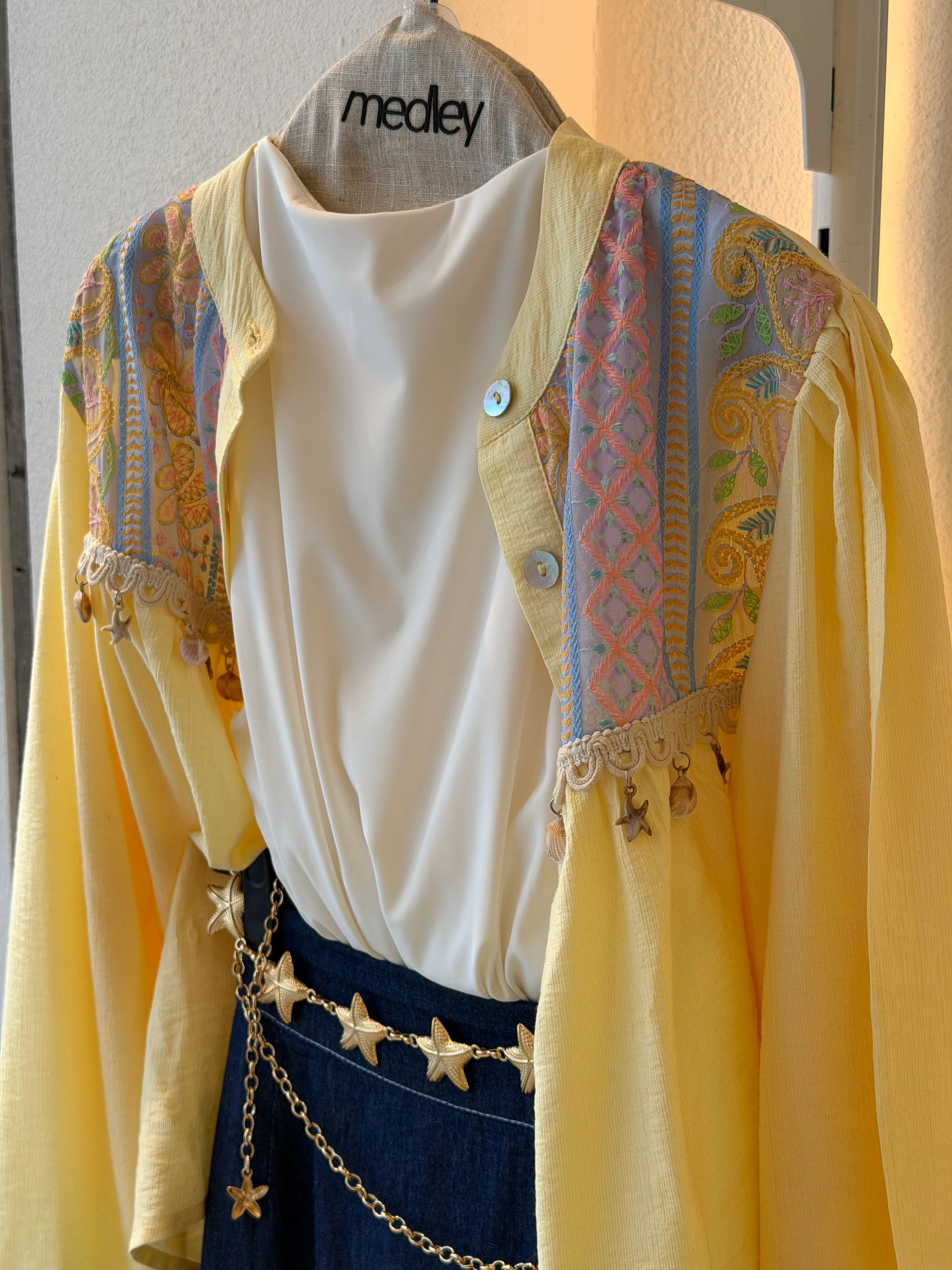 Soft summer yellow blouse - Image 4