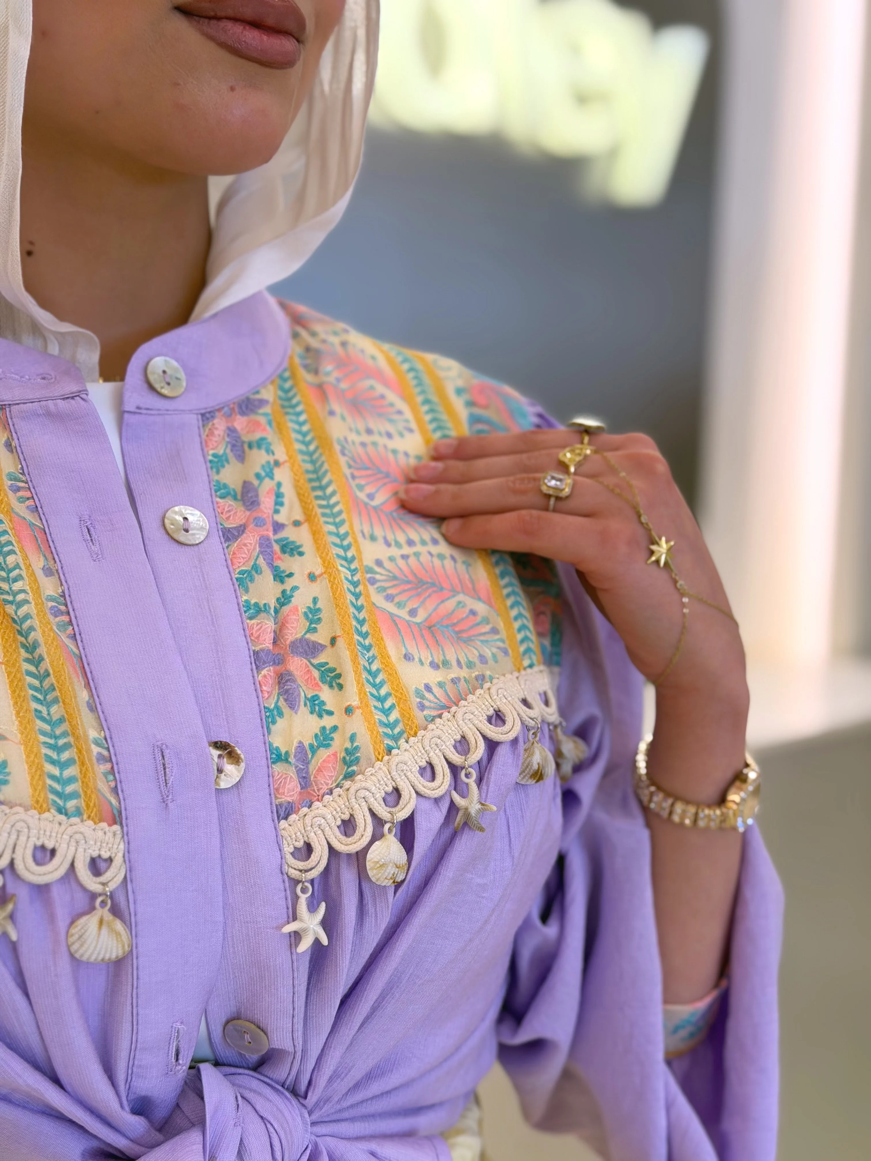 Summer Purple Blouse - Image 5