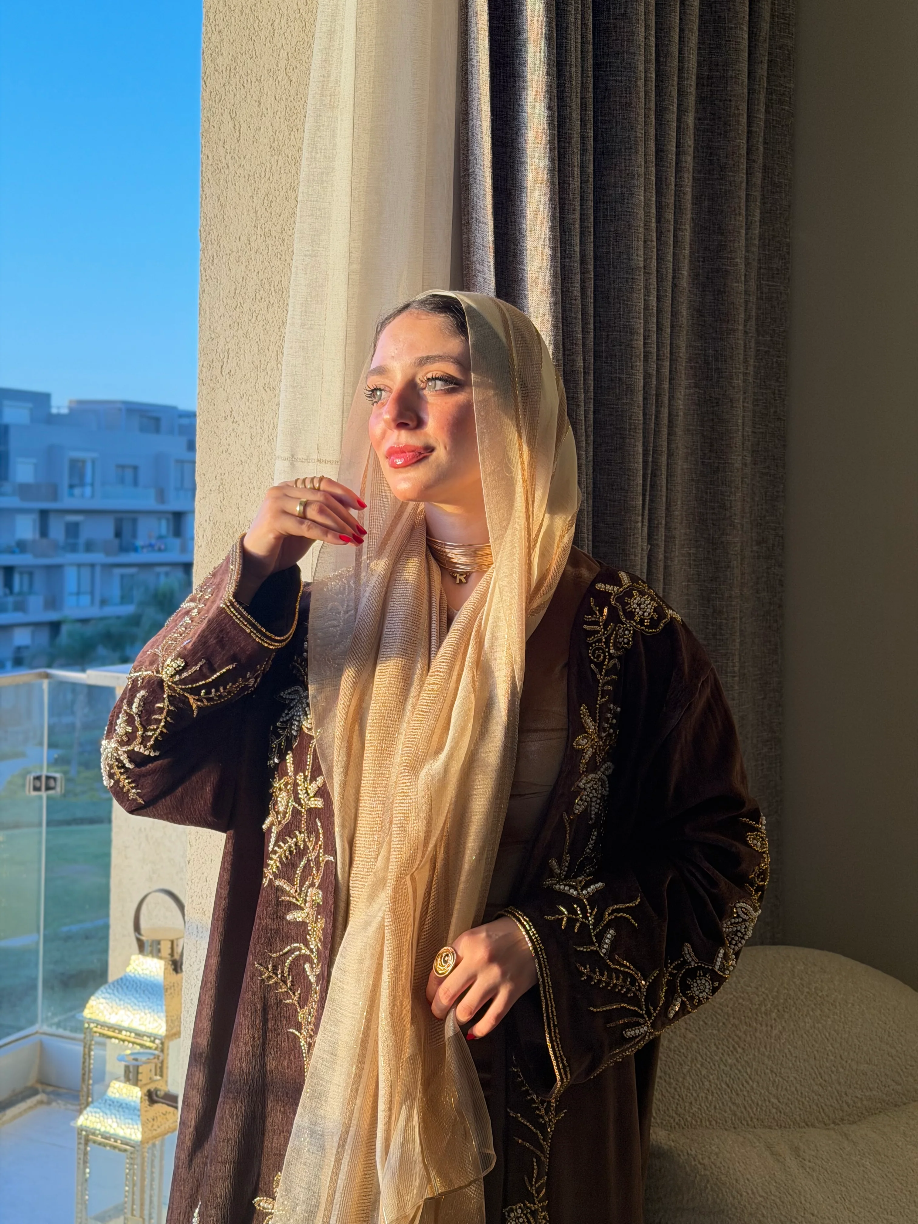 Golden Hour Abaya - Image 8