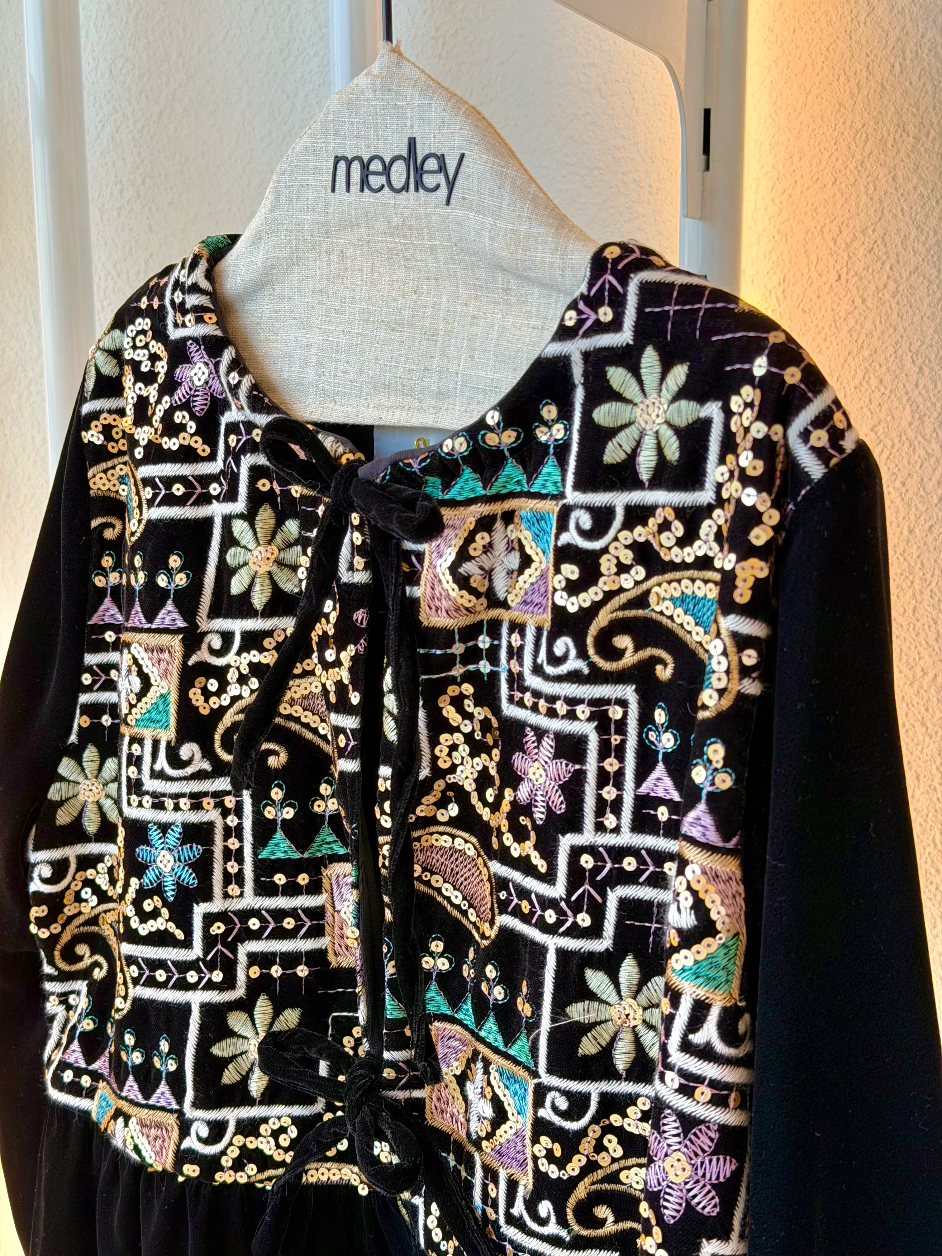 Velvet Silk Ramadan Cardigan - Image 3