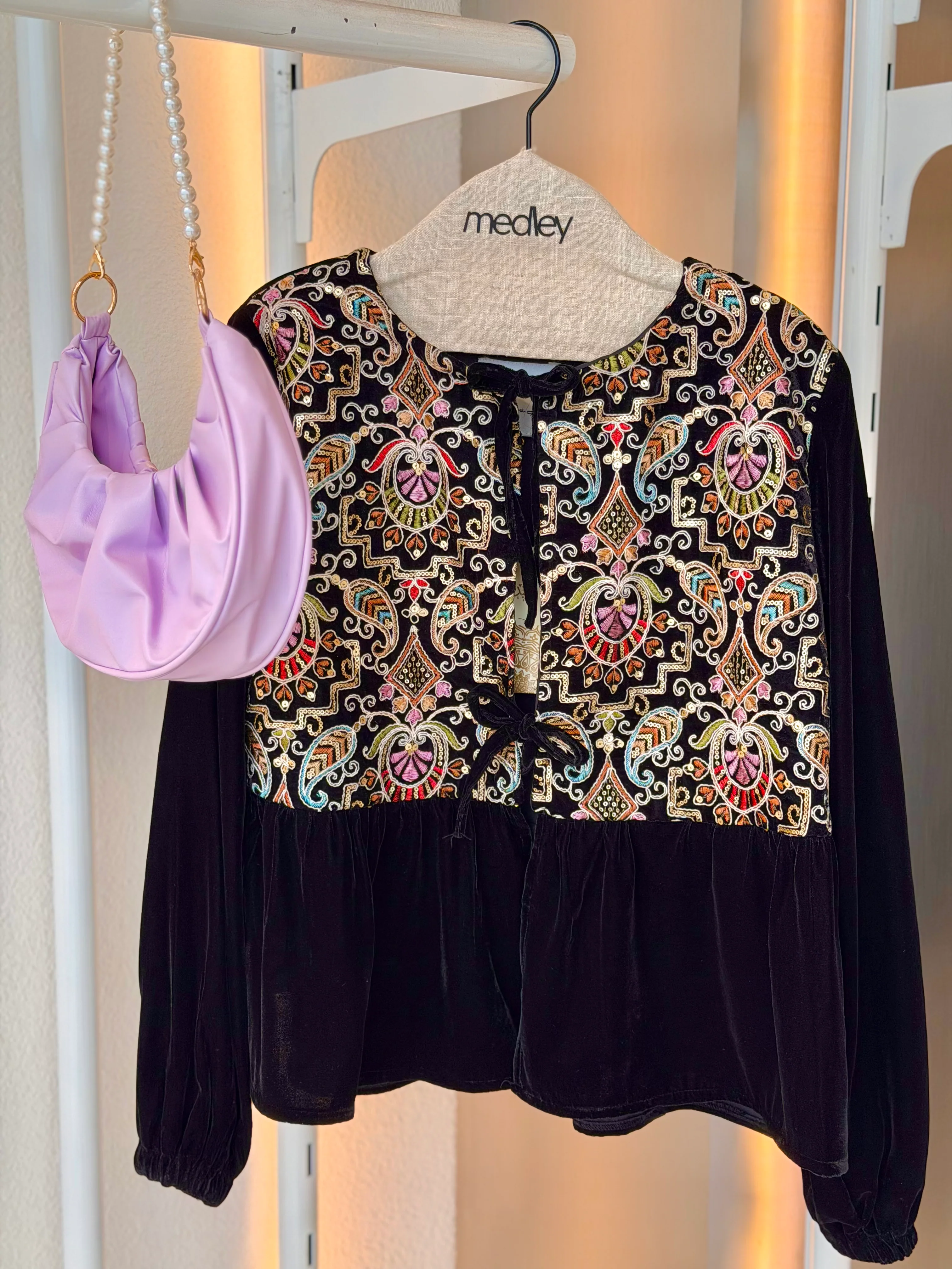Velvet Silk Ramadan Cardigan - Image 6