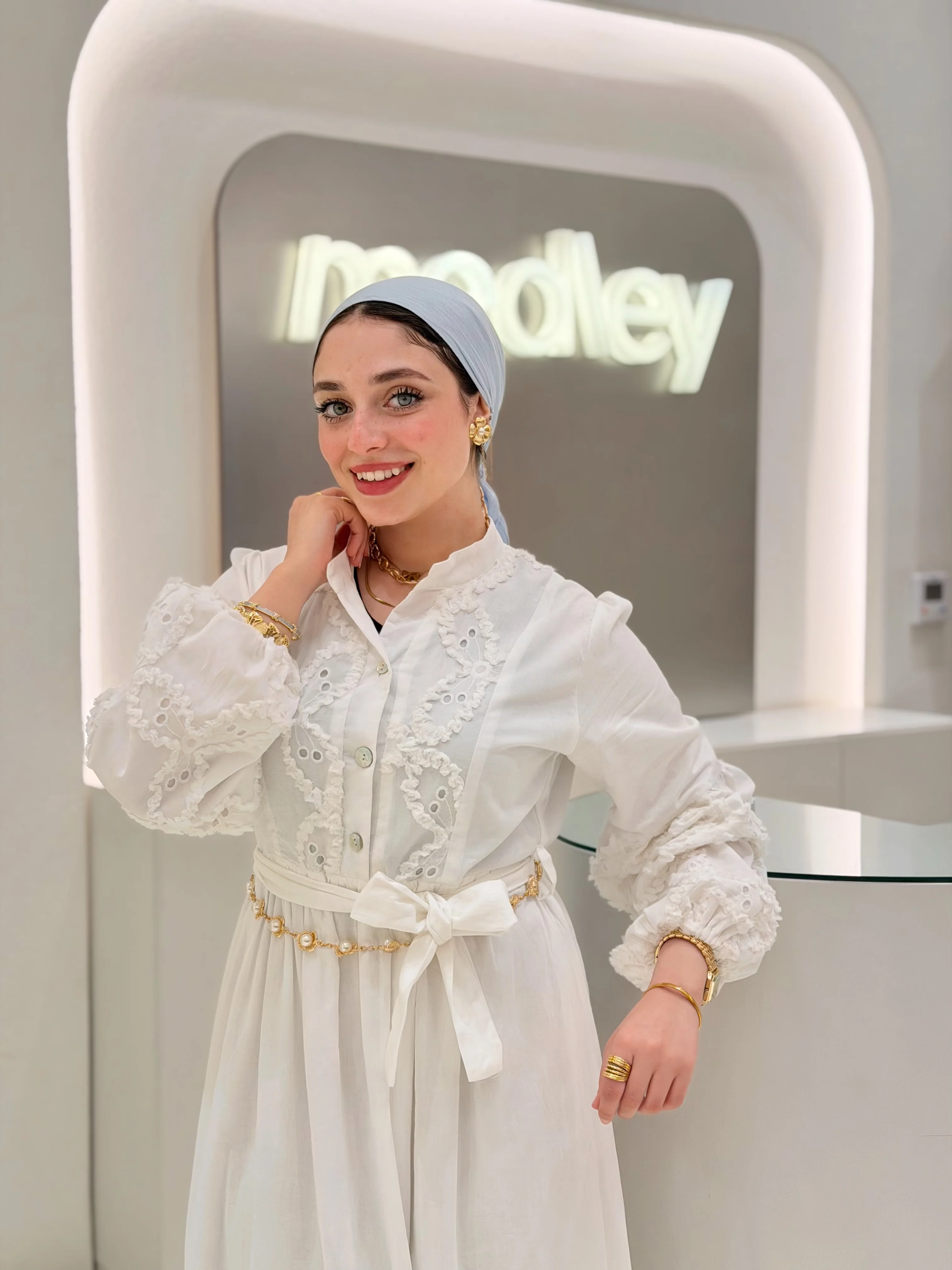Rokama White Dress - Image 3